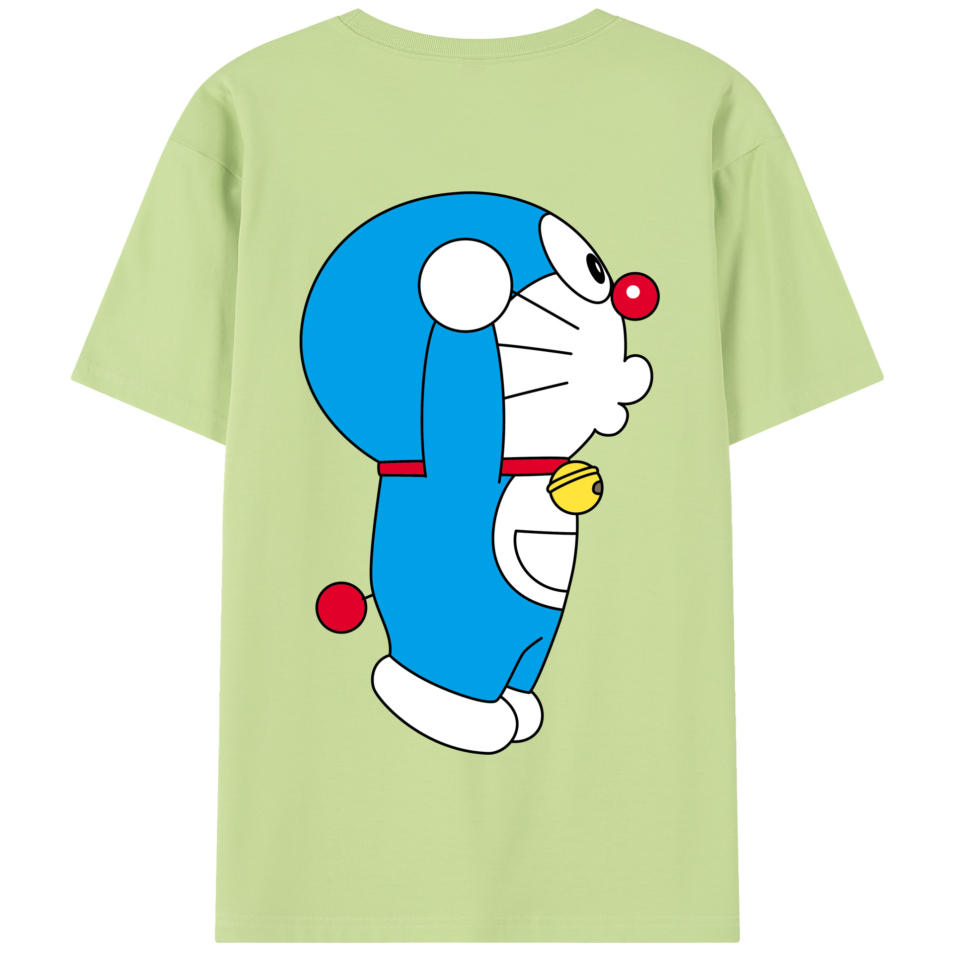 （画像用） ドラえもん Doraemon 綿100％半袖Tシャツ（背面プリント）